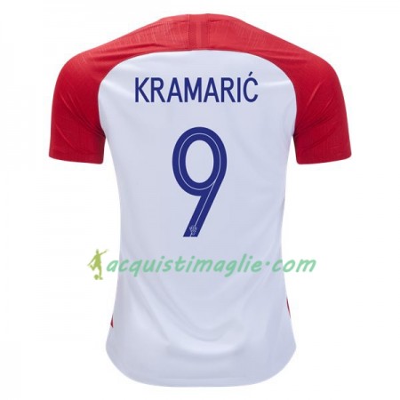 Divisa di Calcio Croazia Kramaric 9 Prima Mondiali 2018